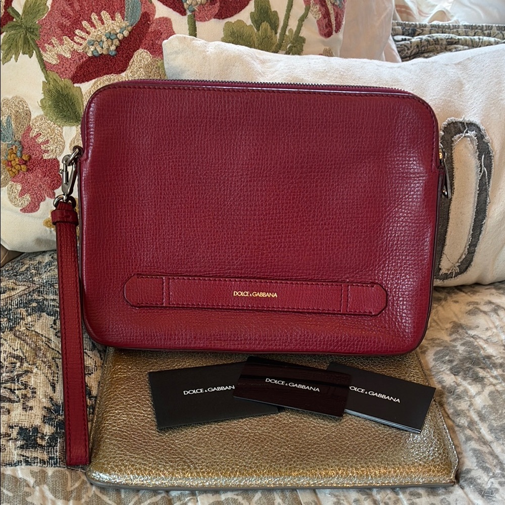 Dolce&Gabbana leather clutch